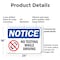 Signmission No Texting While Driving, 24 in W x Rectangle, Plastic OS-2PACK-NS-P-1824-L-14893 - alternate 3